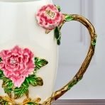 M-96333 (36) Кружка фарфоровая с ложкой 