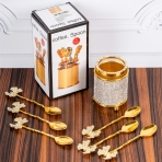 M-YW-5372 (50) Набор из 6 ложек в стаканчике, 6х6х13,5 см.