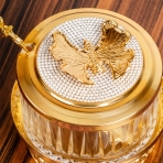 M-YW-5379 (30) Сахарница с ложкой, 10,5х9,5х9,5 см.