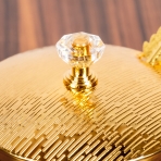 M-YW-5380 (30) Сахарница с ложкой, 9,5х9,5х10 см.