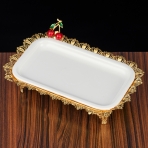 M-62016 (12) Фруктовница с Вишней, 39х24,5х8,5 см.