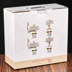 M-62030 (12) Фруктовница 2-х ярусная с Птичками, 30,5х18х32,5 см.