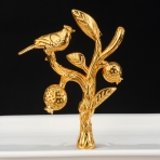 M-62030 (12) Фруктовница 2-х ярусная с Птичками, 30,5х18х32,5 см.