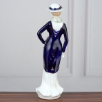 YW-00945/6 (24) Фарфоровая статуэтка "Девушка", 8,5*8,5*29см.