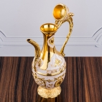 M-YW-6309 (20) Набор из 6 чашек с кувшыном на подносе, 35мл/280мл., 6х4,5х5/12,5х7х22/24,5х24,5х1,5,