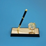 U-3094-17H3/CG (24) 16*6*20см. Ручка на подставке с глобусом