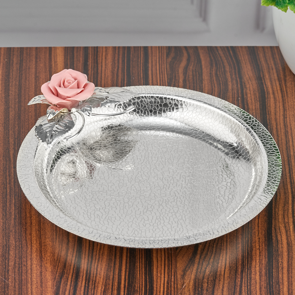 M-UF-812242M/SL (24) Тарелка для сладостей, 21*18,5*2см.