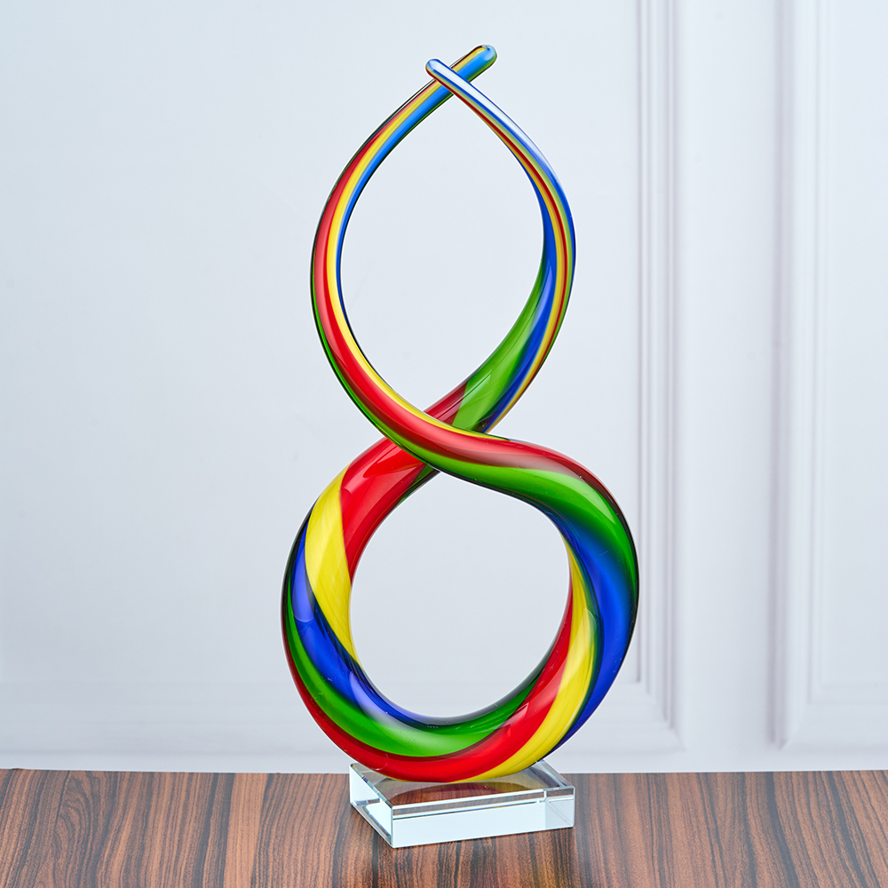 M-YW-55005 (12) Декоративная фигурка из стекла 