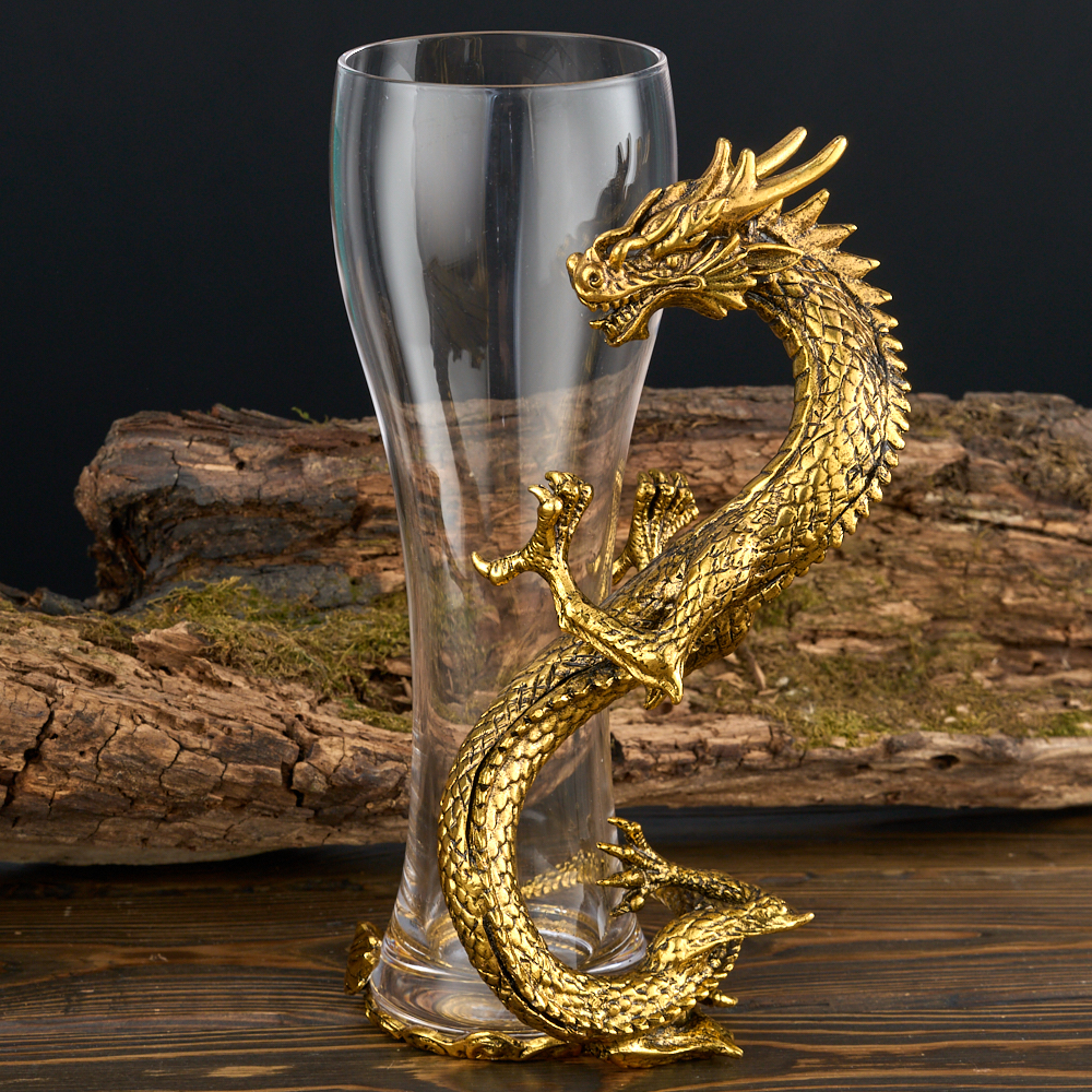 M-96305 (16) Бокал для пива "Дракон", 500мл., 13х10х22,5 см.