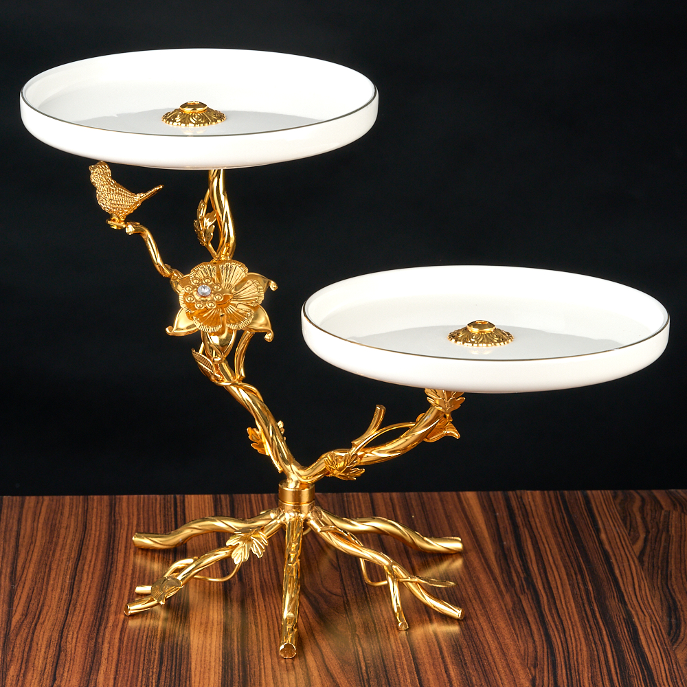 M-62008 (12) Фруктовница с Птичками, 37х19,5х27,5 см.