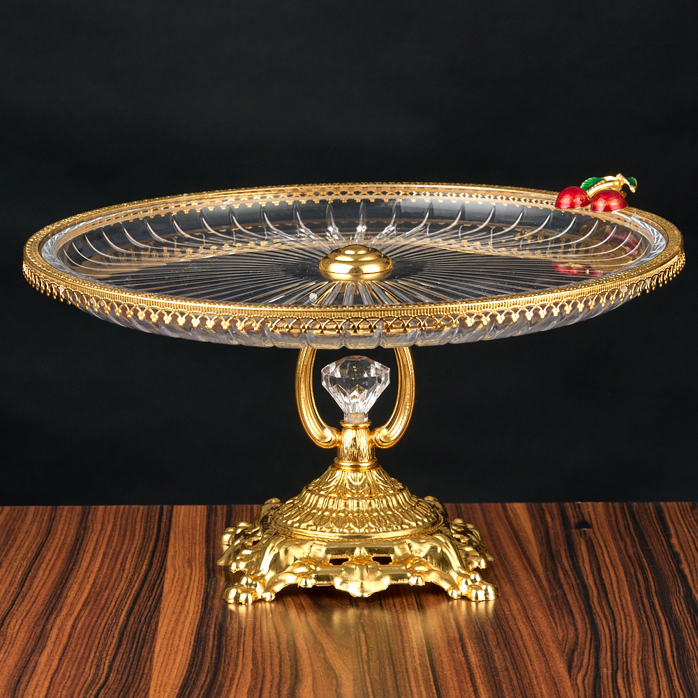 M-62026 (12) Фруктовница с Вишенками, 30х30х15,5 см.