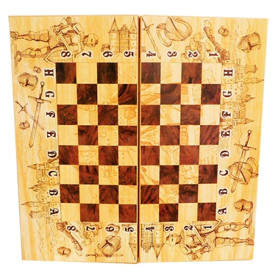 FV-90121 Шахматы, шашки, нарды (3 в 1) 