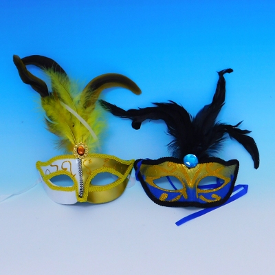 YW-00329/1 Набор из 6-ти карнавальных масок, 2 вида, 23см