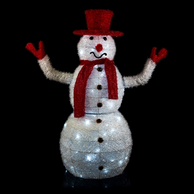 PP-00041 (1) Снеговик со светодиодами  180*90*60см