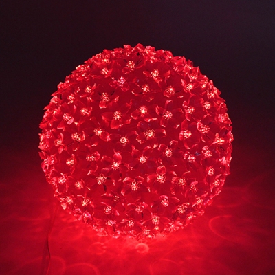 PP-00107 (24) Шар Новогодний подвесной пластиковый с 200 LED светодиодами, D=20см