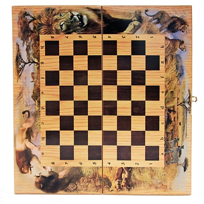 FV-90256  Шахматы, шашки, нарды (3 в 1) 